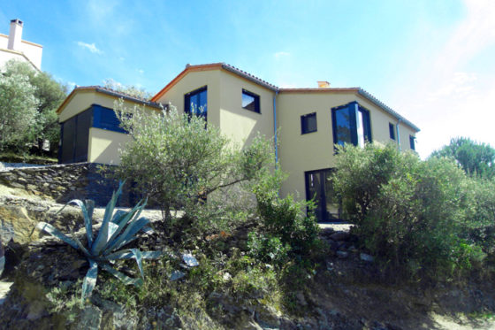 FAÇADES côté route (Fin de chantier)